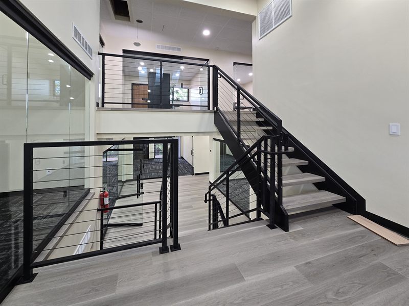 Central staircase at Zipdesk